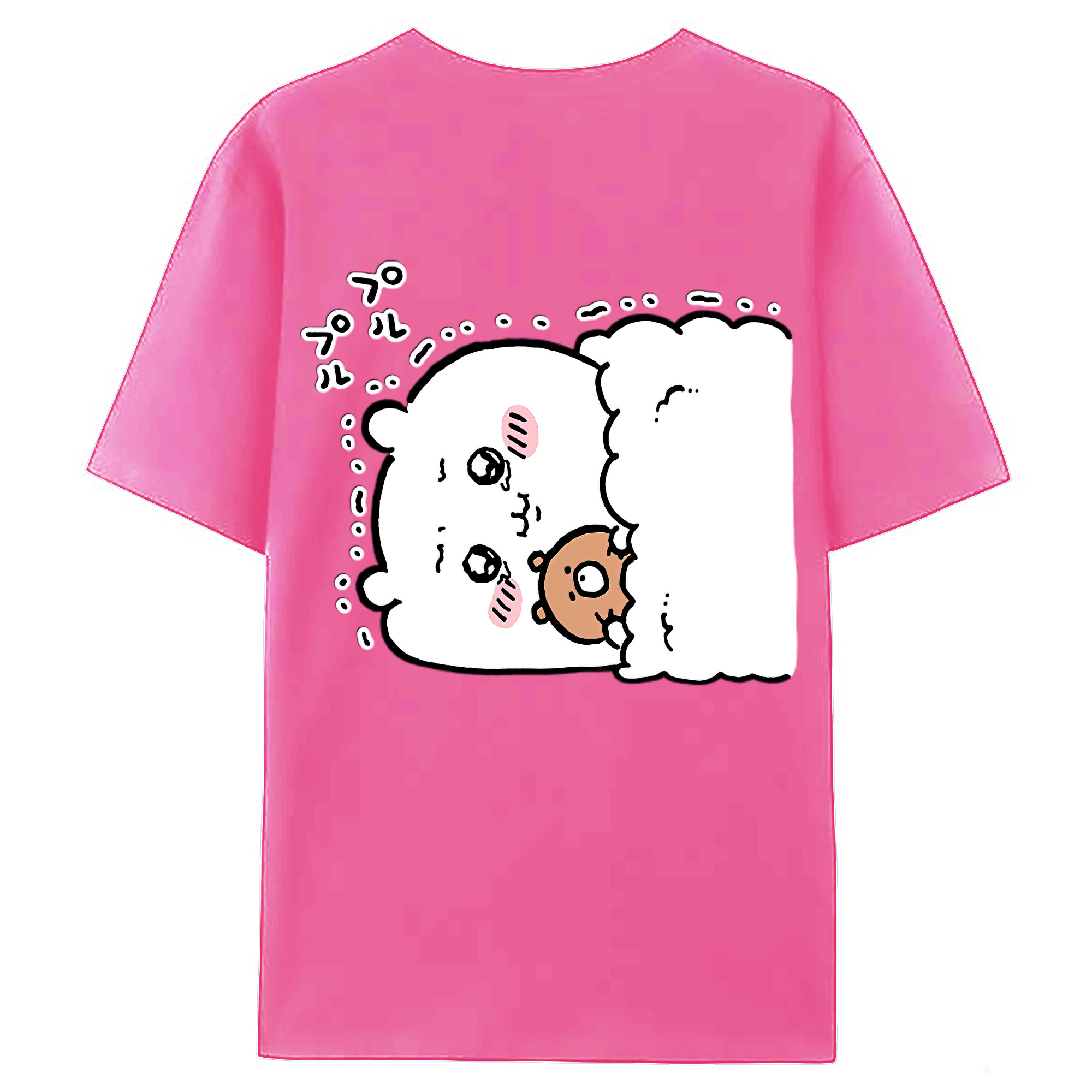 （画像用） ちいかわ ちいかわ Chii-kawa chiikawa レディース半袖Tシャツ(バックプリント)